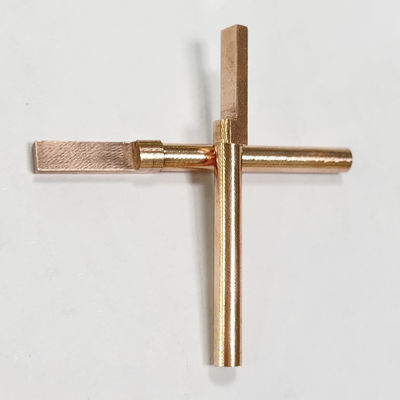 Cobre de cobre Rod da soldadura de ponto da alumina, C15760 Rod Through Type