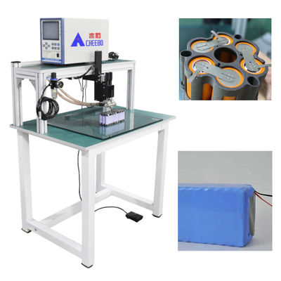 Máquina de soldar de bateria pneumática semiautomática