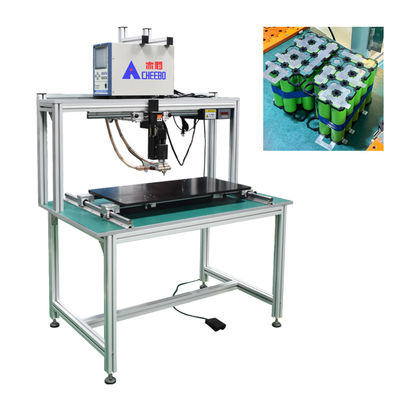 Máquina de soldadura de ponto de bateria de lítio semiautomática de travagem de galpão Transistor pneumático de alta precisão de eficiência