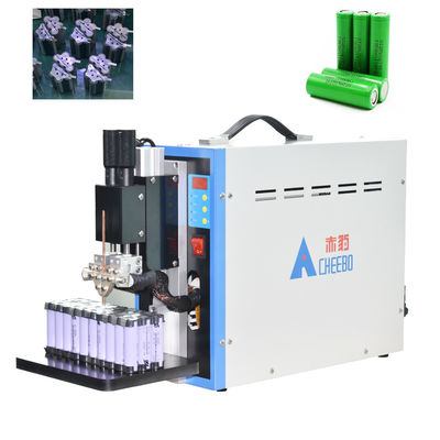 Máquina de soldadura de ponto portátil de bateria de potência cilíndrica com potência de saída de 7 kW