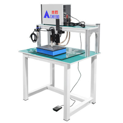 Máquina de soldadura de ponto de bateria de lítio de alta precisão pneumática multi-pulso semiautomática
