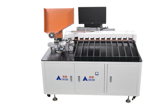 Máquina de triagem de baterias de lítio de cilindro único com 10 engrenagens e triagem automática de código QR 1700*1000*1250MM