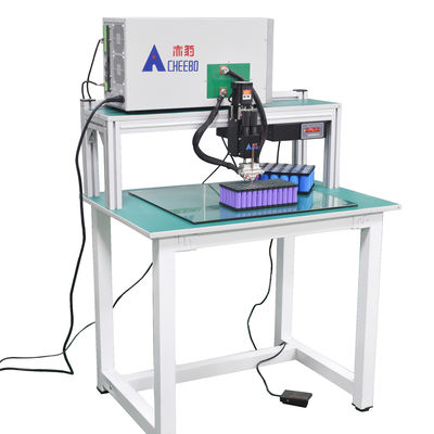 Máquina de soldadura de bateria de precisão de 60 kg para bateria de lítio CHEEBO Transistor elétrico semiautomático